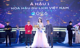 Trần Mỹ Lan sinh viên Cao đẳng Y tế Bắc Ninh giành danh hiệu Á hậu 1 Cuộc thi hoa hậu du lịch Việt Nam 2026